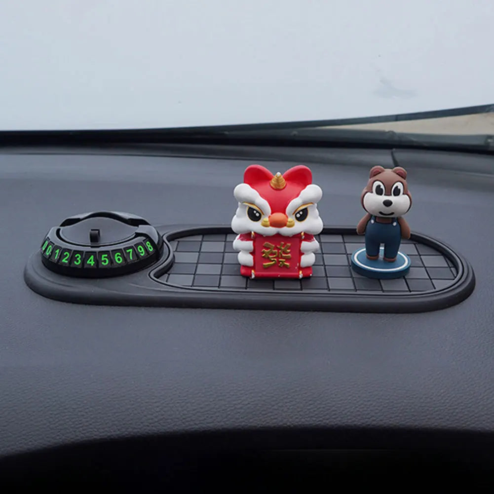 Multifunction Car Dash Mat Anti Slip Rug Dashboard Cell Phone Holder Silicone Dashboard Car Pad Mat for Phones Keys Gadgets
