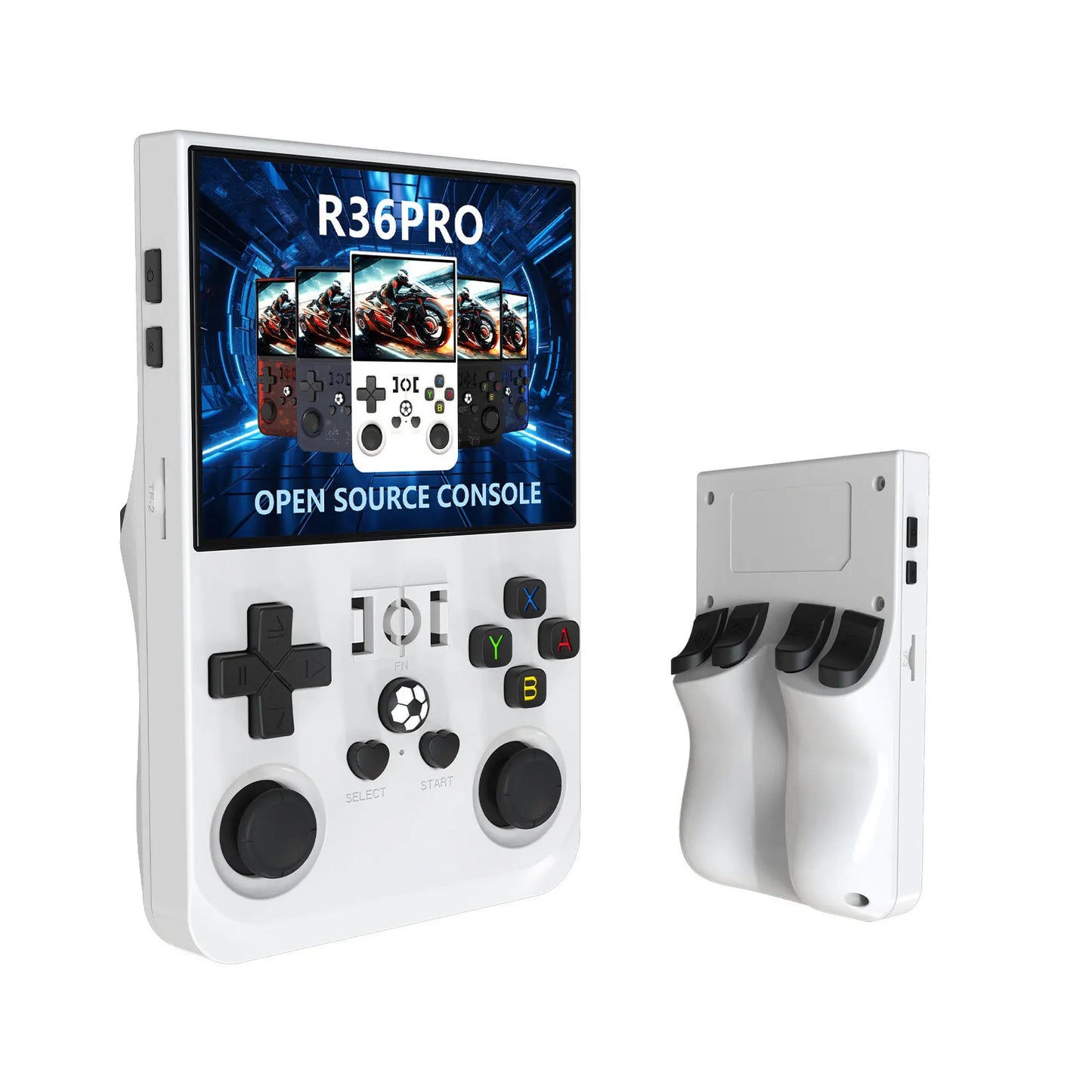 Open Source R36 PRO Retro Handheld Video Game Console Linux System 3.5 Inch IPS Screen Portable Pocket Video Player 128GB Games