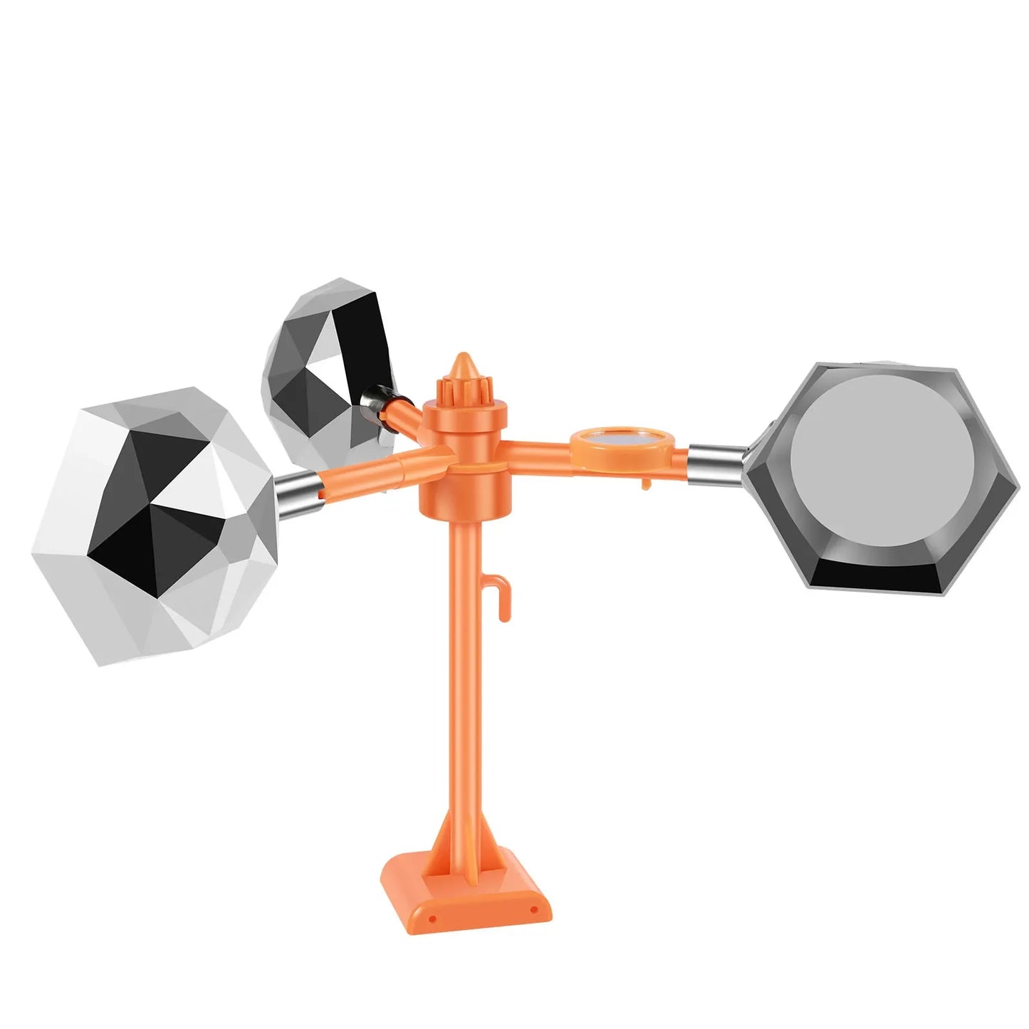 Bird Repeller Wind Powered 360 Degree Rotating Bird Repeller Mirror Reflective Design Retractable Scare Birds Gardening Supplies