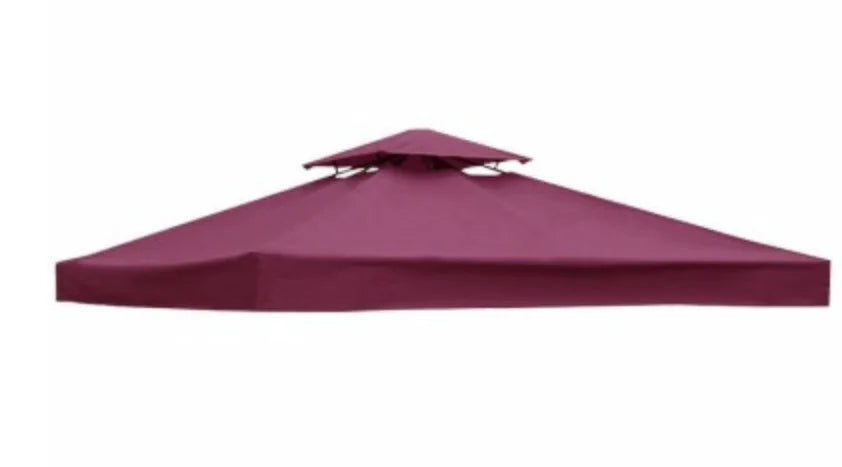 3*3m Gazebo Tent Top, Outdoor UV Protection Sunscreen Tent Top, Can Be Used For Garden Patio Wedding Outdoor Events