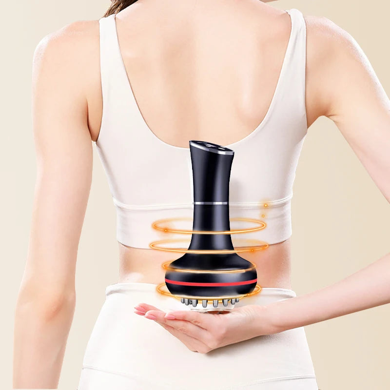 Electric Body Massager - Meridian Brush & Scraping Tool for Legs, Shoulders, Neck & Abdomen | AlluCanFind