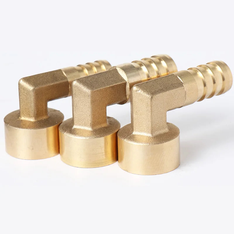 G1/2 Inch 8~25mm Brass Joint Copper Female Pagoda Elbow Connector Garden Irrigation Aquarium Pump Metal Barb Hose Fittings
