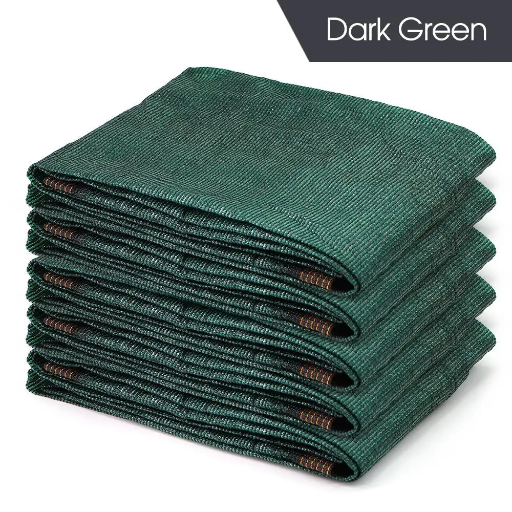 95% Shading Rate Dark Green Garden Shade Cloth w/Grommets Plant Cover Sun Shade Net Shade Fabric Cloth Patio Lawn Swimming Pool
