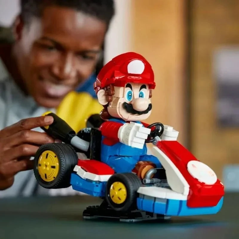 Classic Race Kart Building Blocks - City Assembling Car Toy