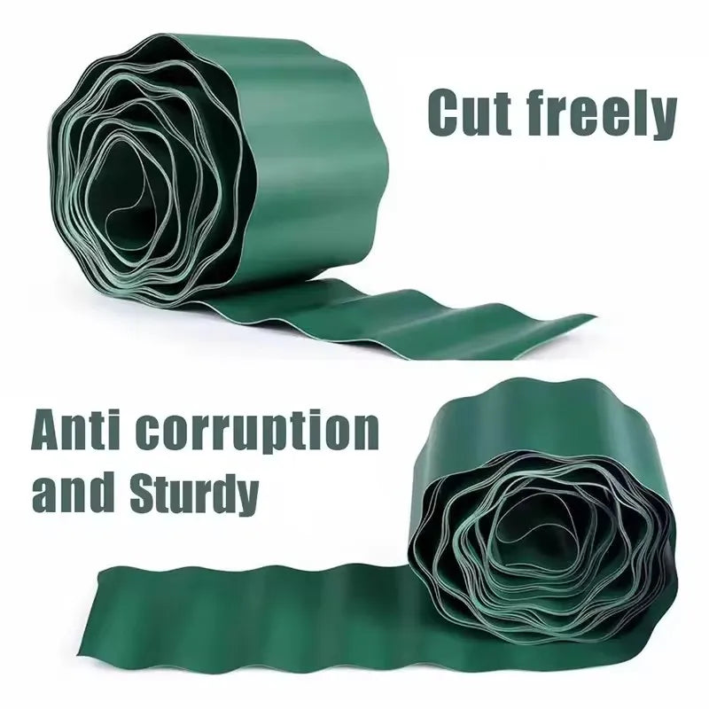 10/15/20cm Garden Grass Lawn Edge Border Fence Path Flexible Lawn Edging Border Fence Outdoor Landscape Garden Decor