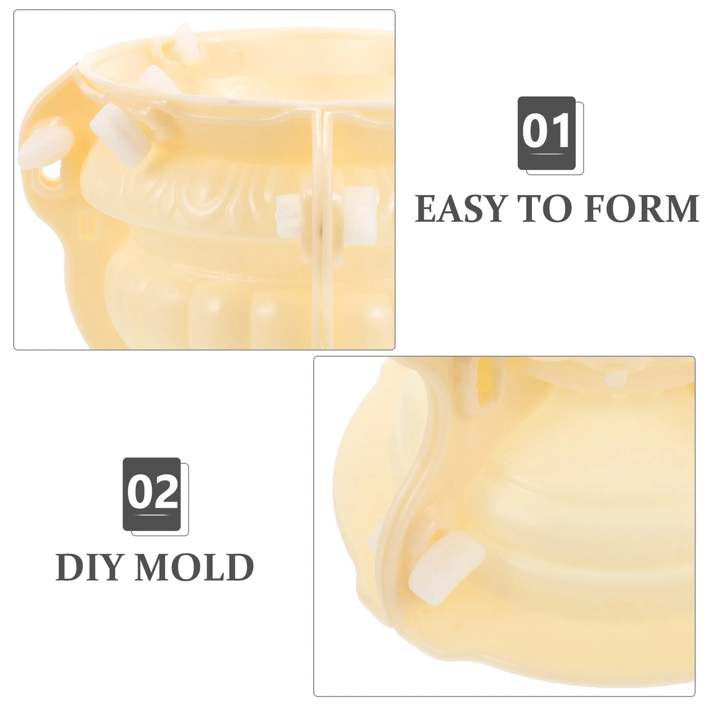 Molds Cement Flowerpot Making Handmade Craft Diy Concrete Flower Pot Mold Planter Casting Diy Handcraft European Style