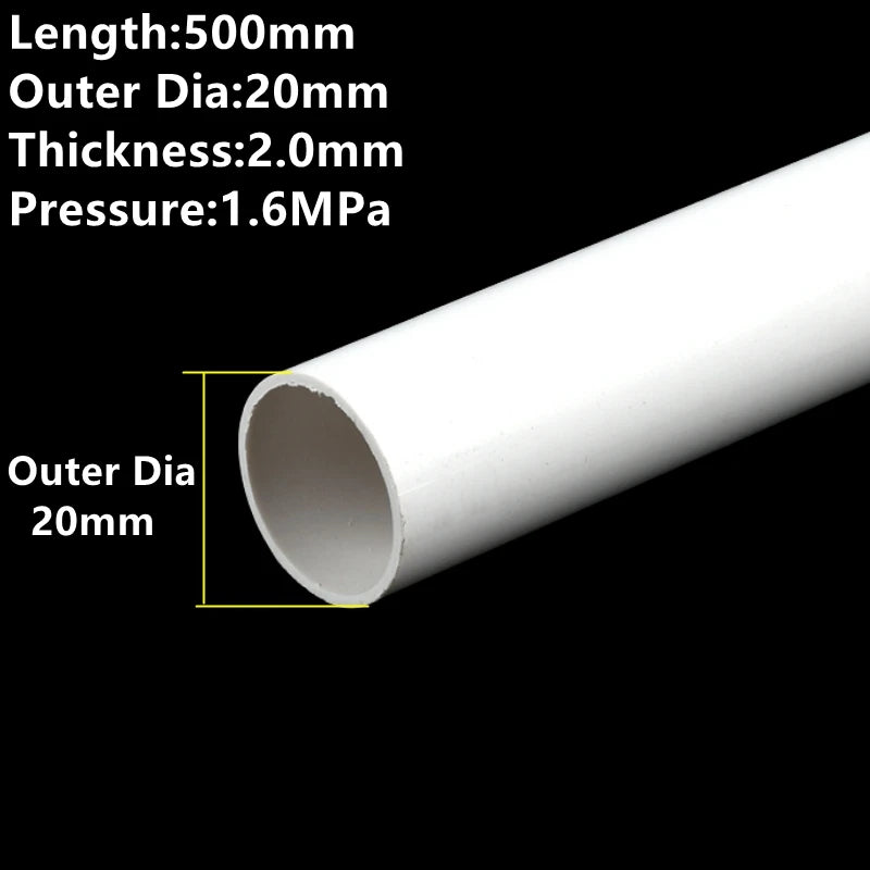 20/25/32/40/50mm White PVC Pipe Clamp UPVC Tube Holder Garden Water Pipe Connector U-shaped Clips Aquarium Fish Tank Accessories