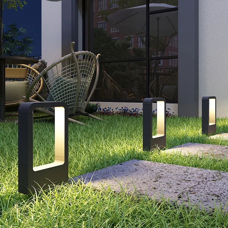 Outdoor Waterproof Lighting 10W LED Garden Light IP65 Modern Aluminum Lawn Lamp Courtyard Villa Landscape Lawn Bollard Lights