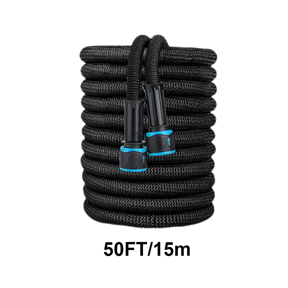 25FT-200FT Expandable Flexible Water Hose Car Wash Hose Water Gun Hose Garden Sprayer Gardening Watering Hose Irrigation Tools