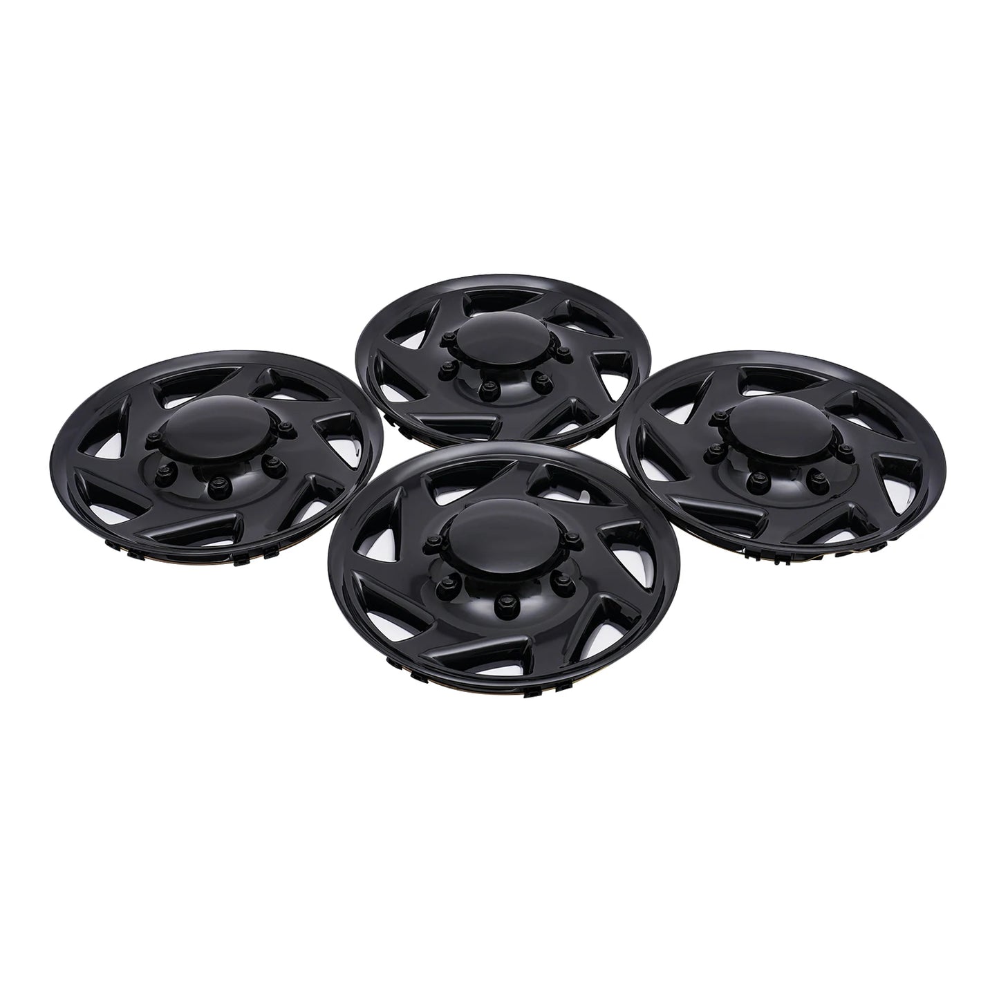 4 PCS Ford E350 E450 Econoline Van Full Wheel Covers Hub Caps Rim Simulators Wheel Covers Hub Caps