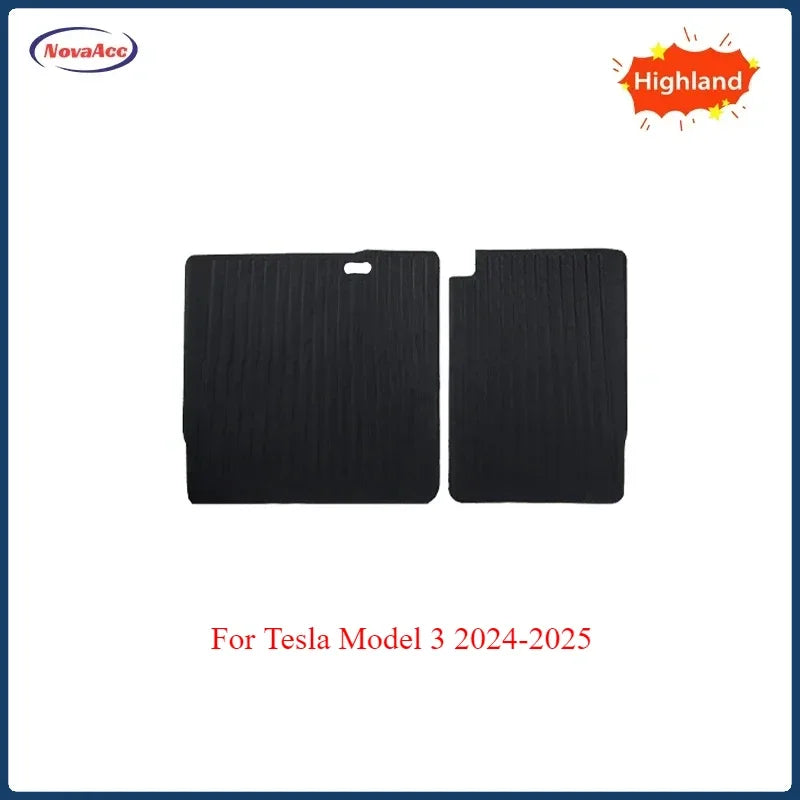 For Tesla Model Y 2017-2024 and Model 3 2021-2025 Highland All Weather Floor Mats Trunk Liners Full Protection Car Accessories