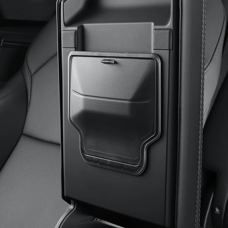Car Armrest Hidden Storage Box For Tesla Model Y Juniper 2025 Model 3 Highland 2024-UP ABS Organizer Tray Interior Accessories