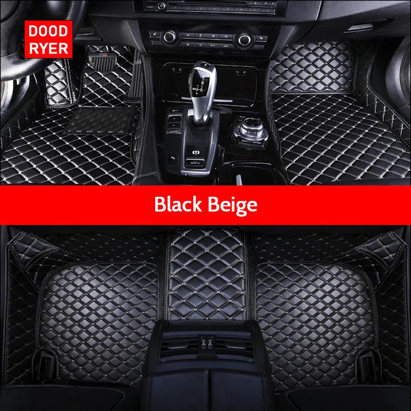 DOODRYER Custom Car Floor Mats For Tesla Model X Auto Carpets Foot Coche Accessorie