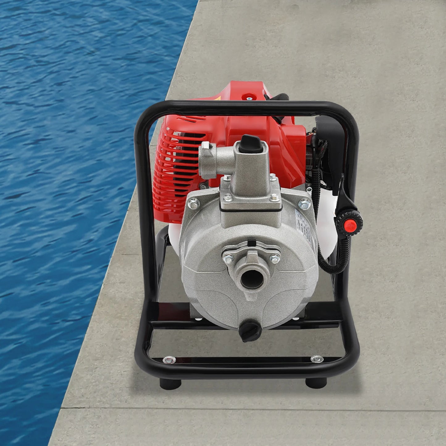 1-inch 1.7HP 2-Stroke Gasoline Water Transfer Pump | High-Pressure for Irrigation
