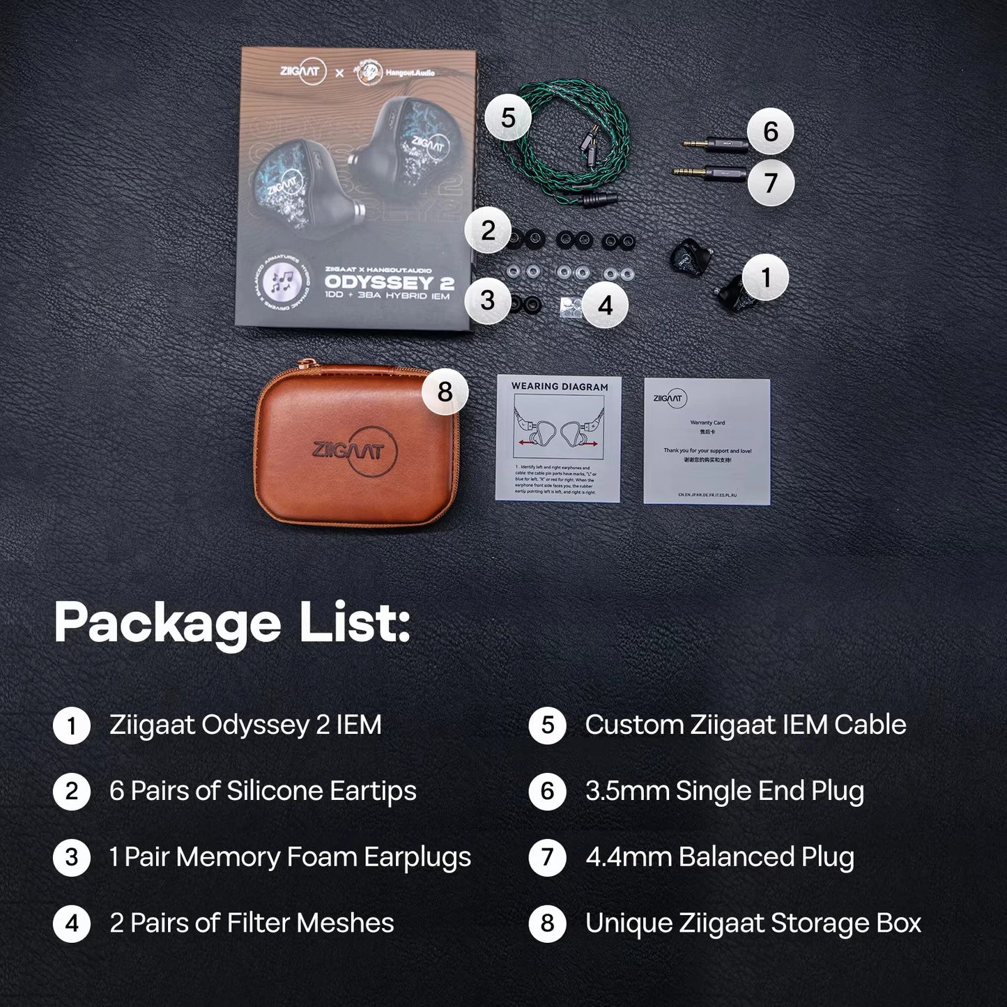 ZiiGaat x Hangout.Audio: Odyssey 2 1DD + 3BA Hybrid IEM Earphone with Genuine Knowles Balanced Armature Drivers