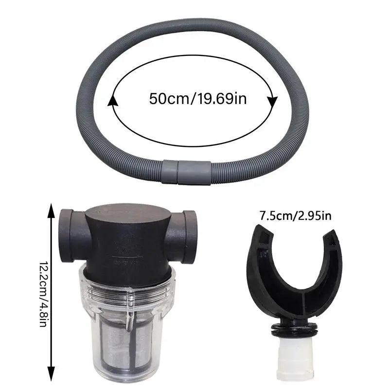 Rain Barrel Connector Kit Roof Rainwater Collector Rain Barrel Diverter With Filter Water Collection Rubber Hose Connection