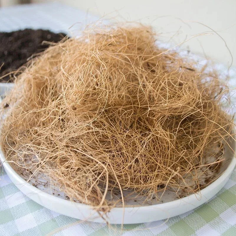Natural Coconut Husk Fiber Flowerpot Cover Insect-proof Protect Garden Flower Plant Soil Keep Warm Reptile Bedding Bird Nest