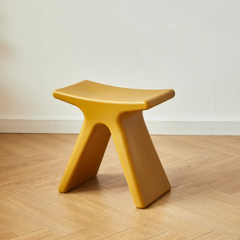 Wuli Nordic Household Shoe Changing Stool Creative Small Bench Modern Minimalist Small Stool Low Stool Special-shaped Stool 2024