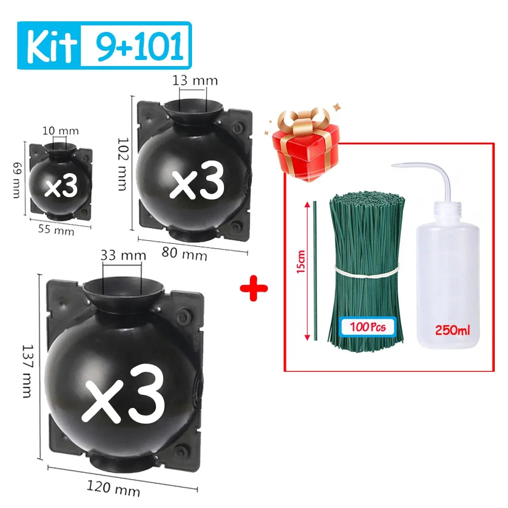 Reusable Plant Rooting Ball Transplant Nursery Ball Sapling Propagation Grafting Breeding Case for Home Gardening Accesorries