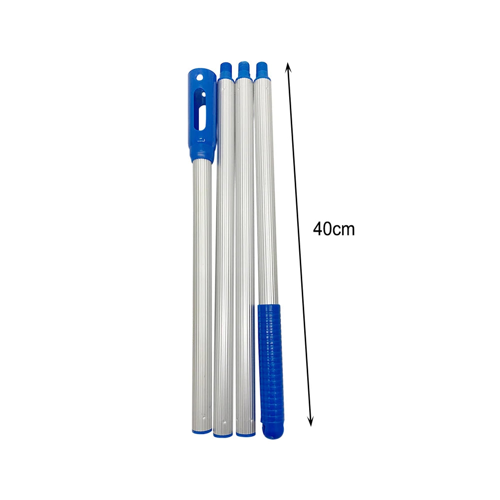 Telescopic Pond Bathtub Pool Cleaning Nets Debris Salvage Mesh Swimming Pool Cleaner Skimmer Leaf Catcher Net Bag with Rod