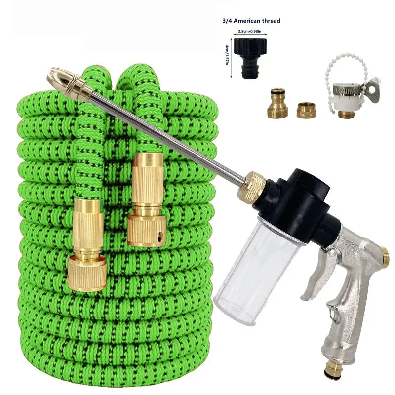 Flexible Garden Hose And Expandable Magic Spray Pipe, High-Pressure Garden Spray Gun, Garden Supplies