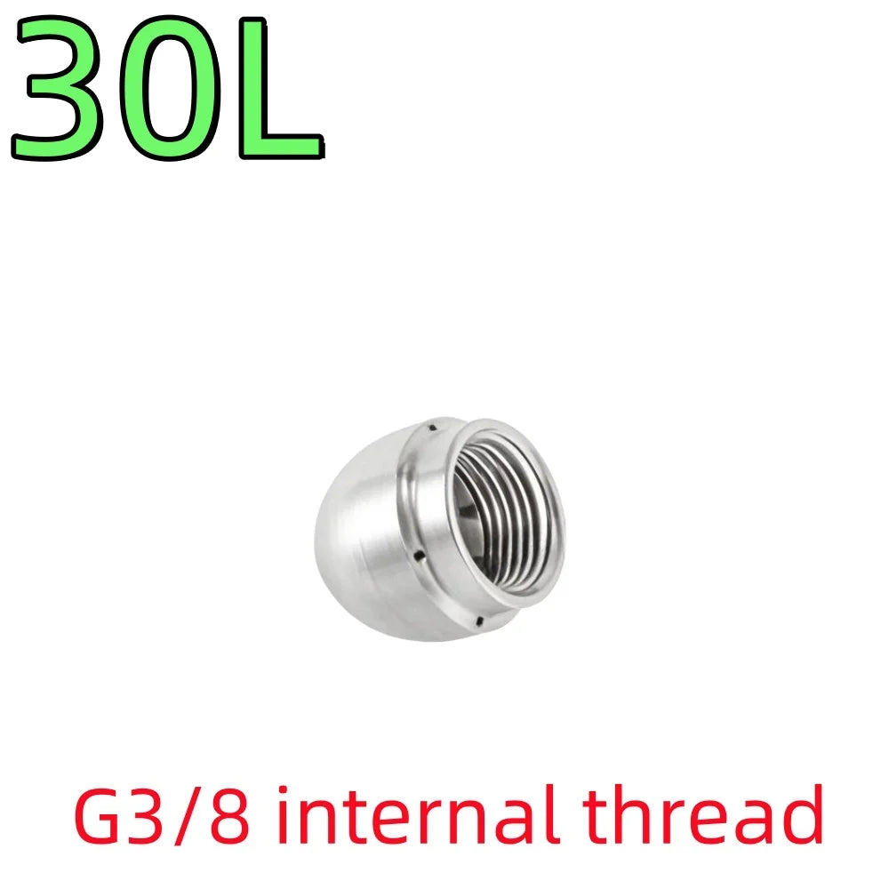 G3/8 Internal Thread Sewer Cleaning Nozzle Pipeline Dredging Tool High Pressure Cleaning Machine Nozzle Stainless steel Material