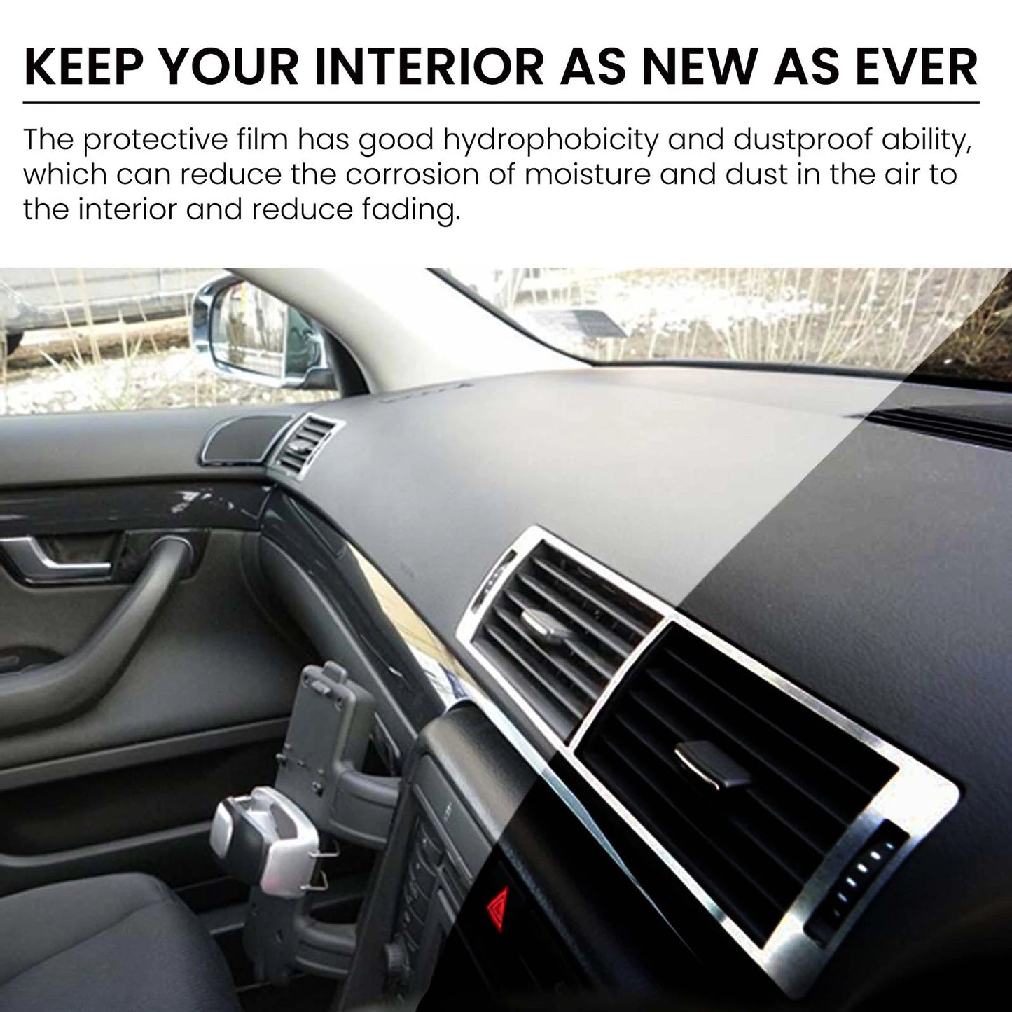 Homonth 1Set Car Plastic Restorer Polish Leather Cleaner Spray Back To Black Gloss Interior Plastic Renovator Car Accessorie