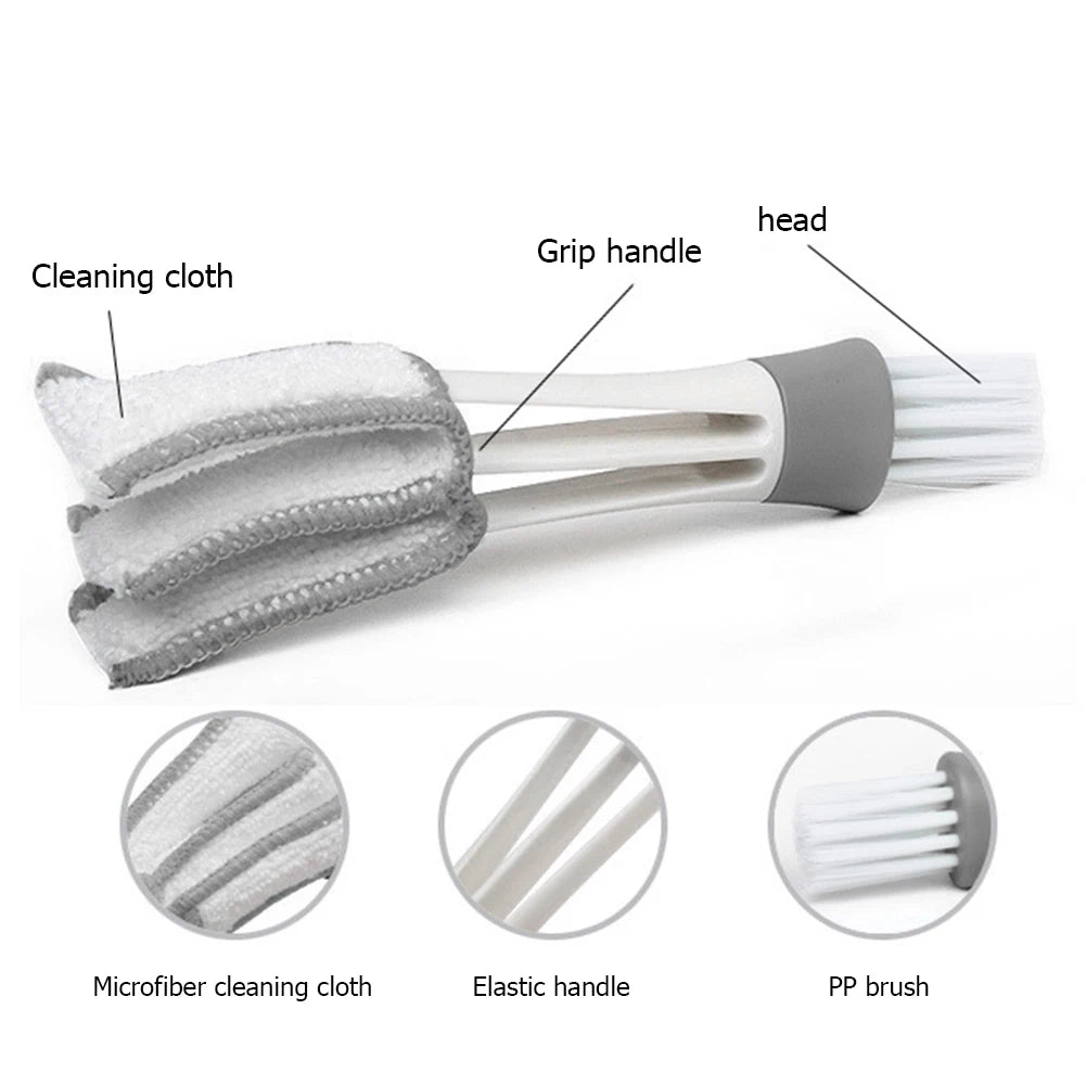 Car Cleaning Brush Air Conditioning Vent Brush Detailing Dust Removal