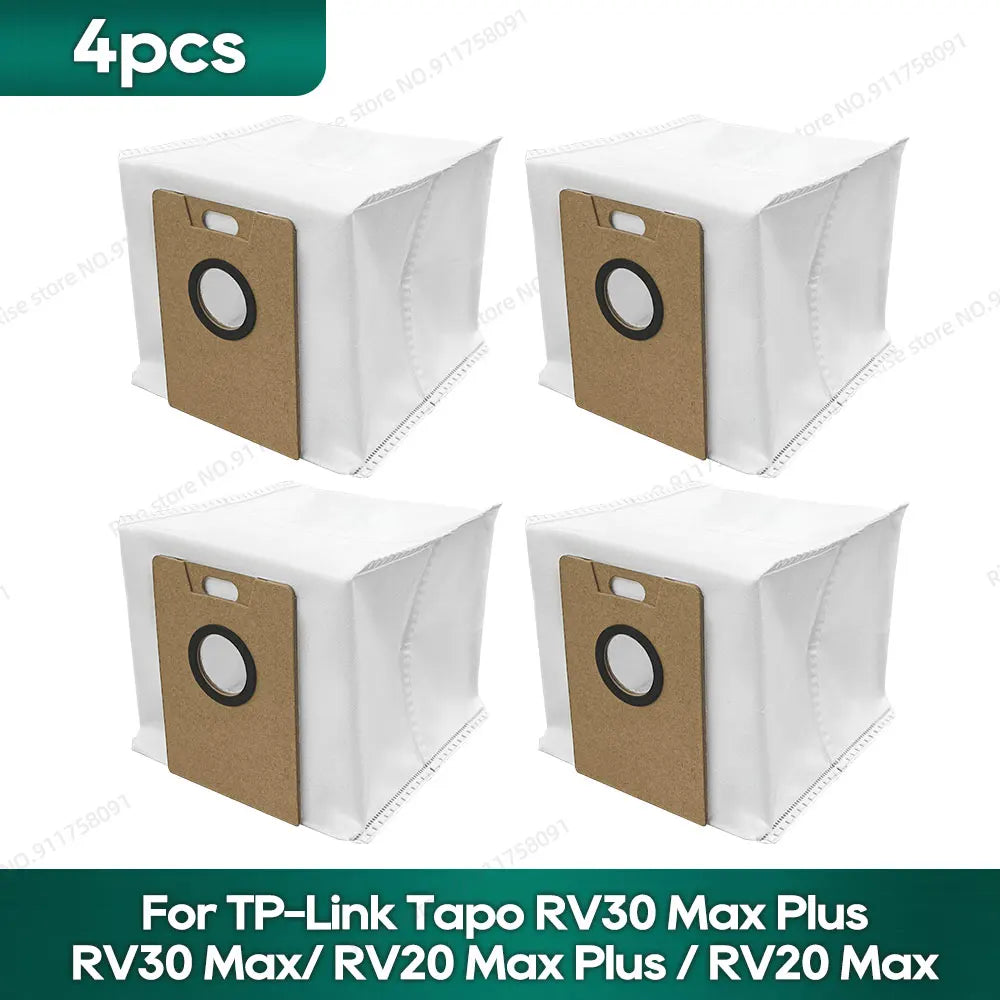 Compatible for TP-Link Tapo RV30 Max Plus/ RV30 Max/ RV20 Max Plus / RV20 Max Accessories Hepa Filter Mop Side Brush Parts