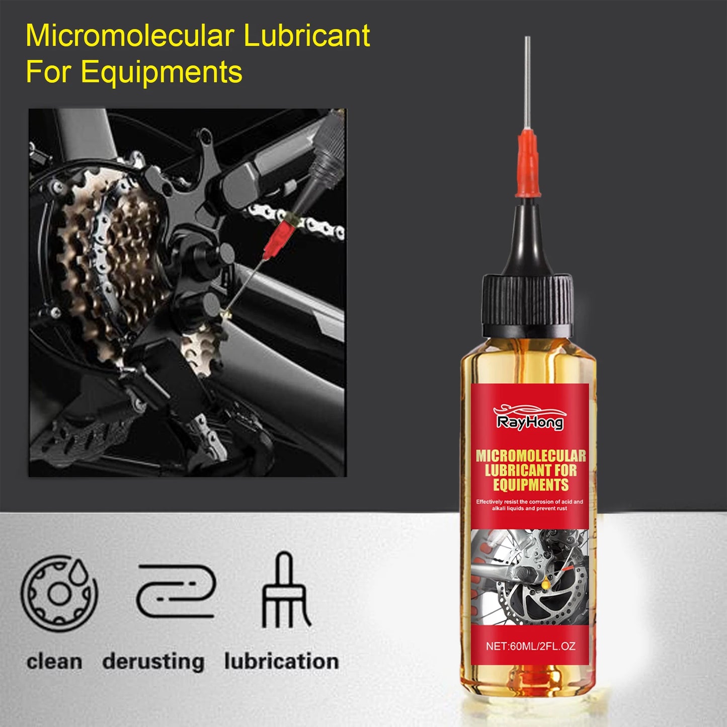 Automotive Micromolecular Mechanical Equipment Lubricating Oil Dust And Rust Parts Maintenance Anti-Corrosion Lubricant