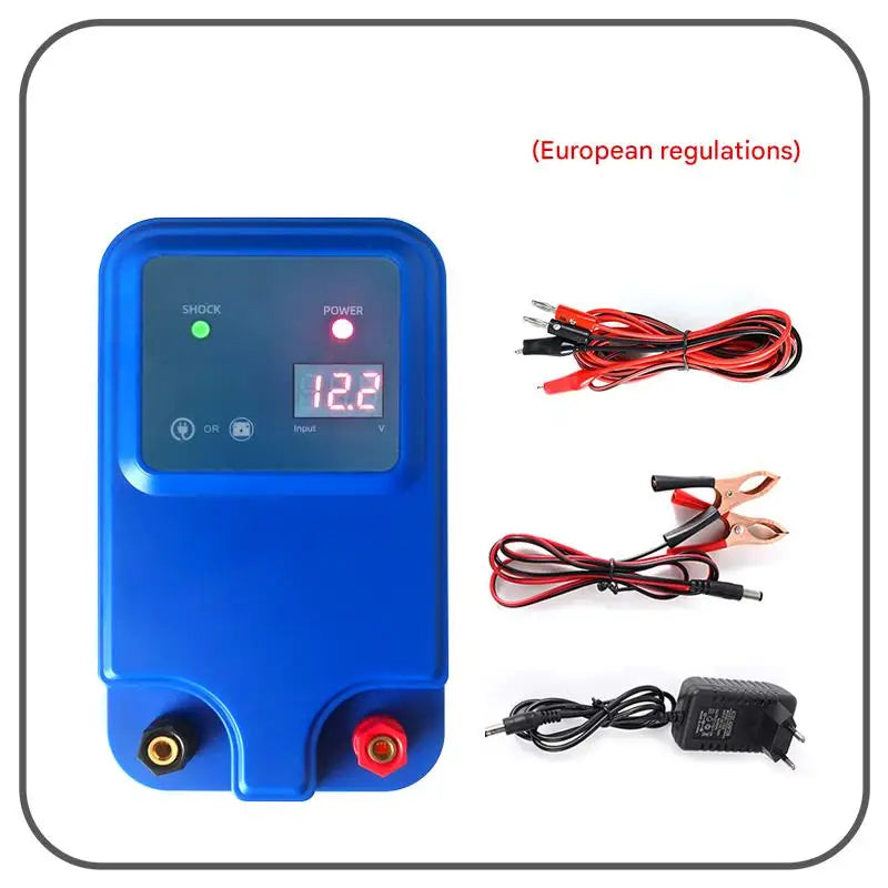 Electric Fence Energizer 1.5J 10KM Fence Charger OEM Portable Farm Controller Ac Electric Fence Energizers