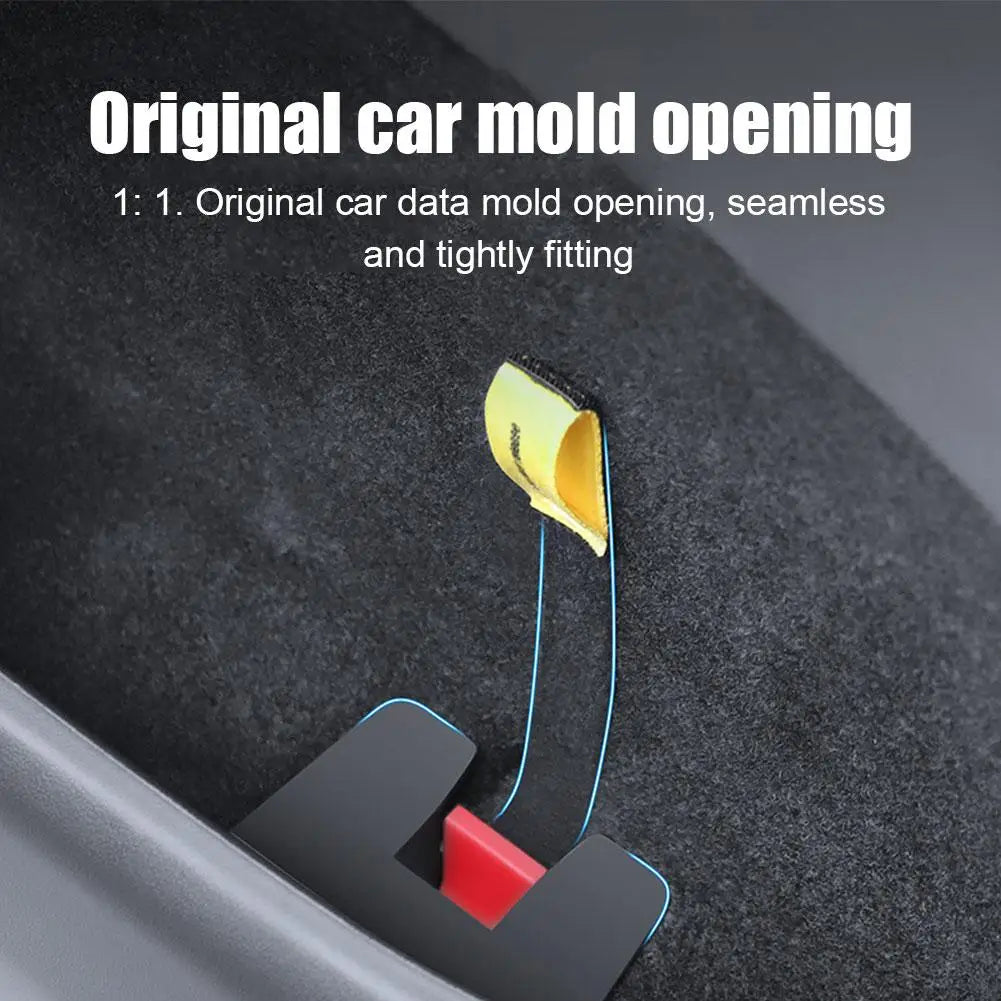 For Tesla Model 3 Highland Model Y 2024 2025 Rear Door Mechanical Switch Handle Emergency Puller Button Rope Car Accessories