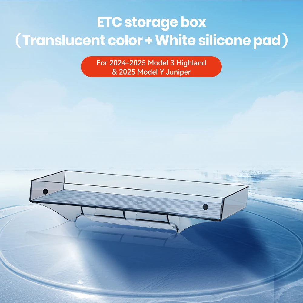 YZ For 2021-2025 Tesla Highland Model 3 Y Juniper Tray Magnetic Under Screen Hidden Storage Box Magnetic Hidden Screen Box