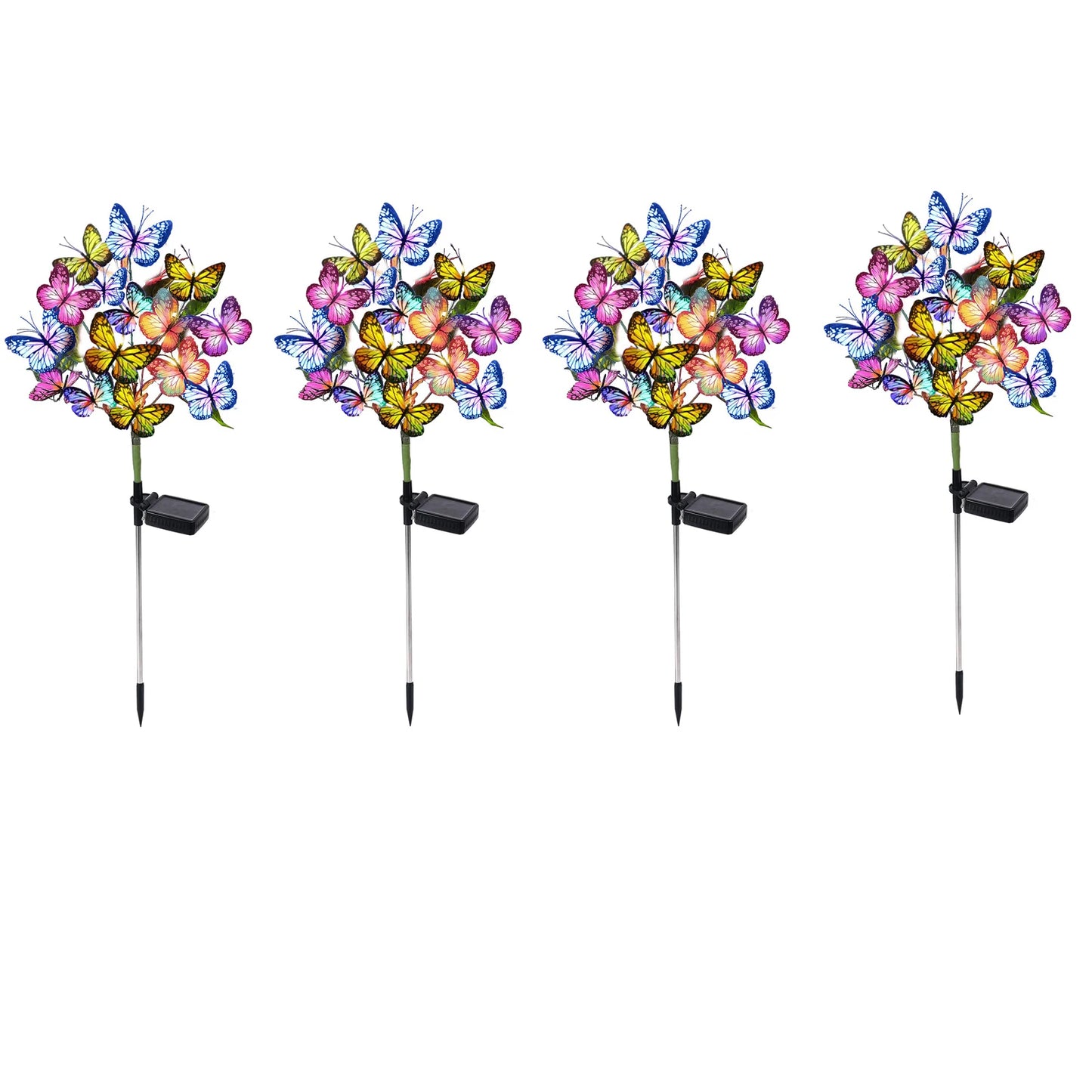 Solar Garden Light Outdoor Waterproof Decorative Solar Light LED Butterfly Solar Lights for Garden Yard Patio Lawn Outdoor Decor