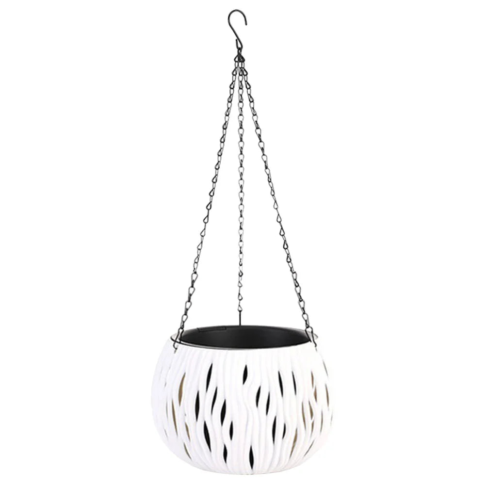 Hanging Flowerpot Plastic Planters Nursery Vase Wall Hanging Planter Decorative Flower Basket Garden Supplies For chids