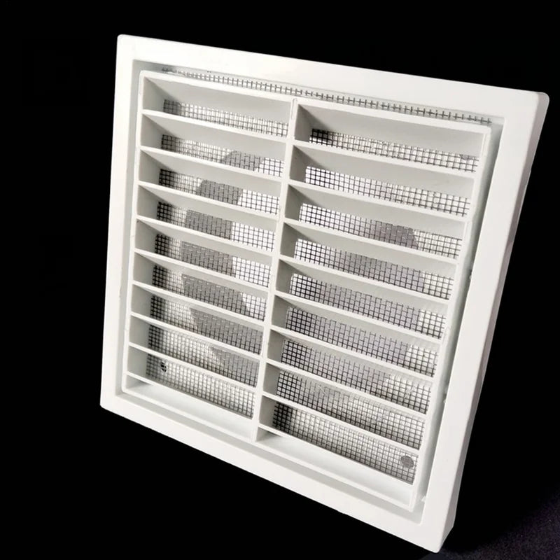 Metal Louver Air Vents Grille Ventilation Covers Aluminum Grilles Duct Heating Cooling Vents Plate Insect Screen Cover Air Vents