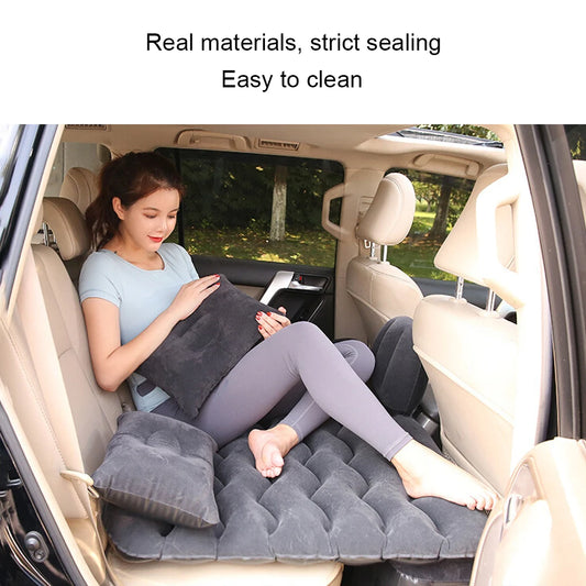 Universal Car Inflatable Travel Mattress | Back Seat Air Bed for Camping & Travel