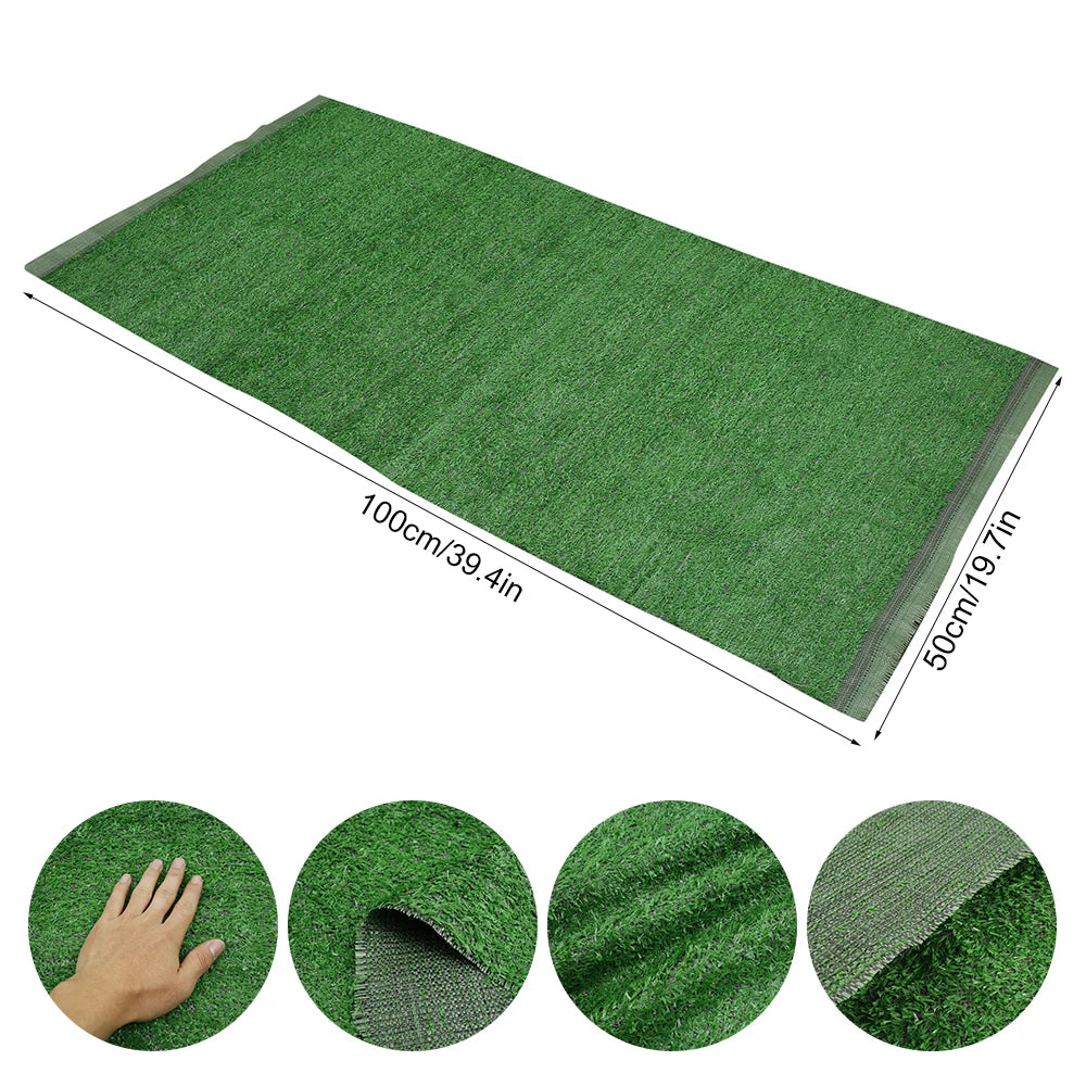Artificial Turf Grass 1cm Grass Height High Density Realistic Carpet Synthetic Lawn Rug Garden Decor Natural False Grass Rug
