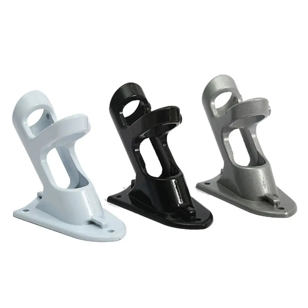 Rust Free Wall Flag Pole Holder Double Hole Wall-mounted Flagpole Bracket Waterproof Easy To Install Flagpole Mounting Base