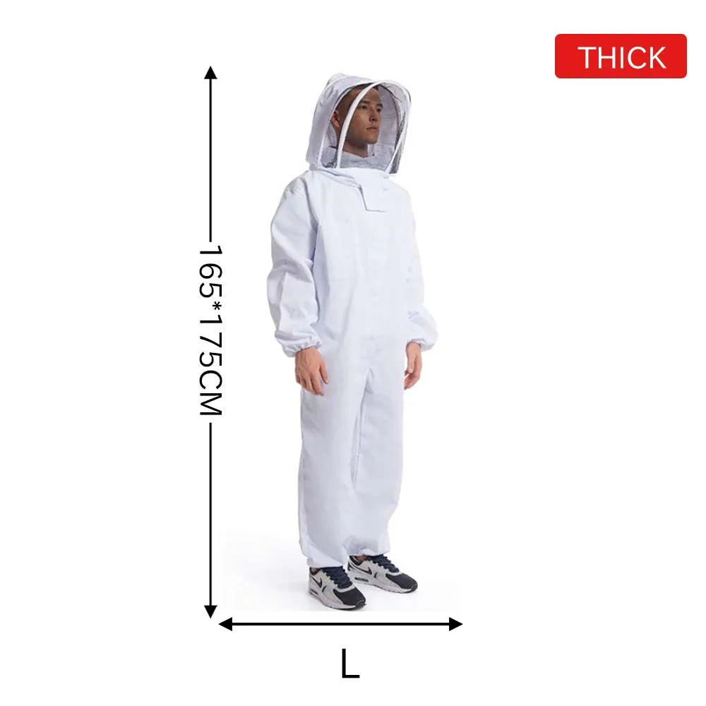 Full Body Beekeeping Clothes Professional Beekeepers Clothes Protection Beekeeping Suit Safty Veil Unisex Children Protective
