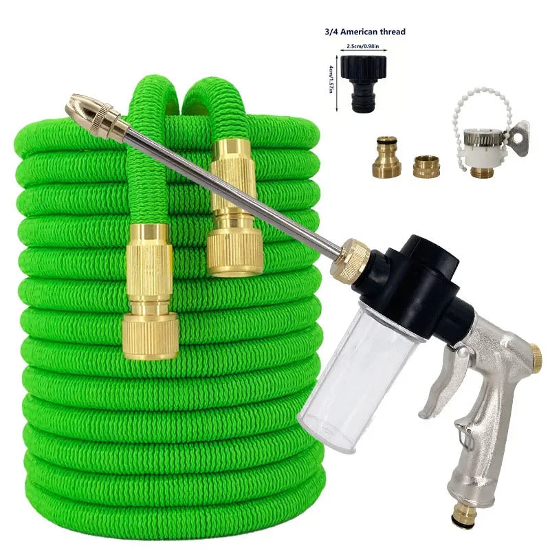 Flexible Garden Hose And Expandable Magic Spray Pipe, High-Pressure Garden Spray Gun, Garden Supplies