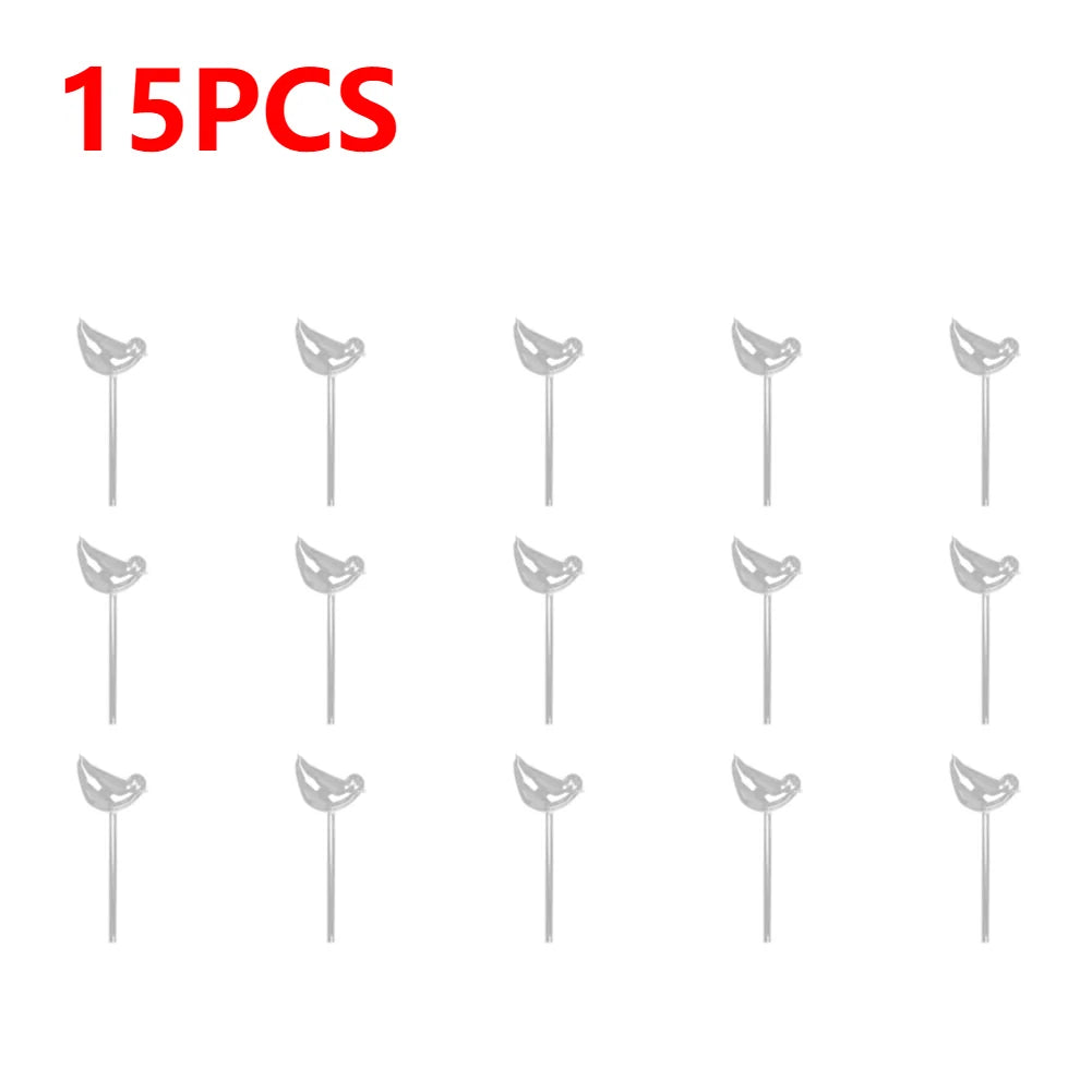 1-15PC Automatic Plant Watering Bulbs Self Watering Bird Shape Water Device Drip Irrigation System for Home Garden Flower Plants