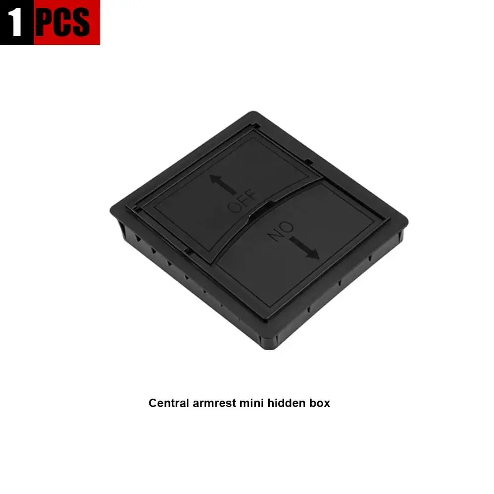 YZ For Tesla Model 3 Medel Y Storage Box Center Armrest Hidden Box Cup Holder Organizer 2023 2022 Car Accessories