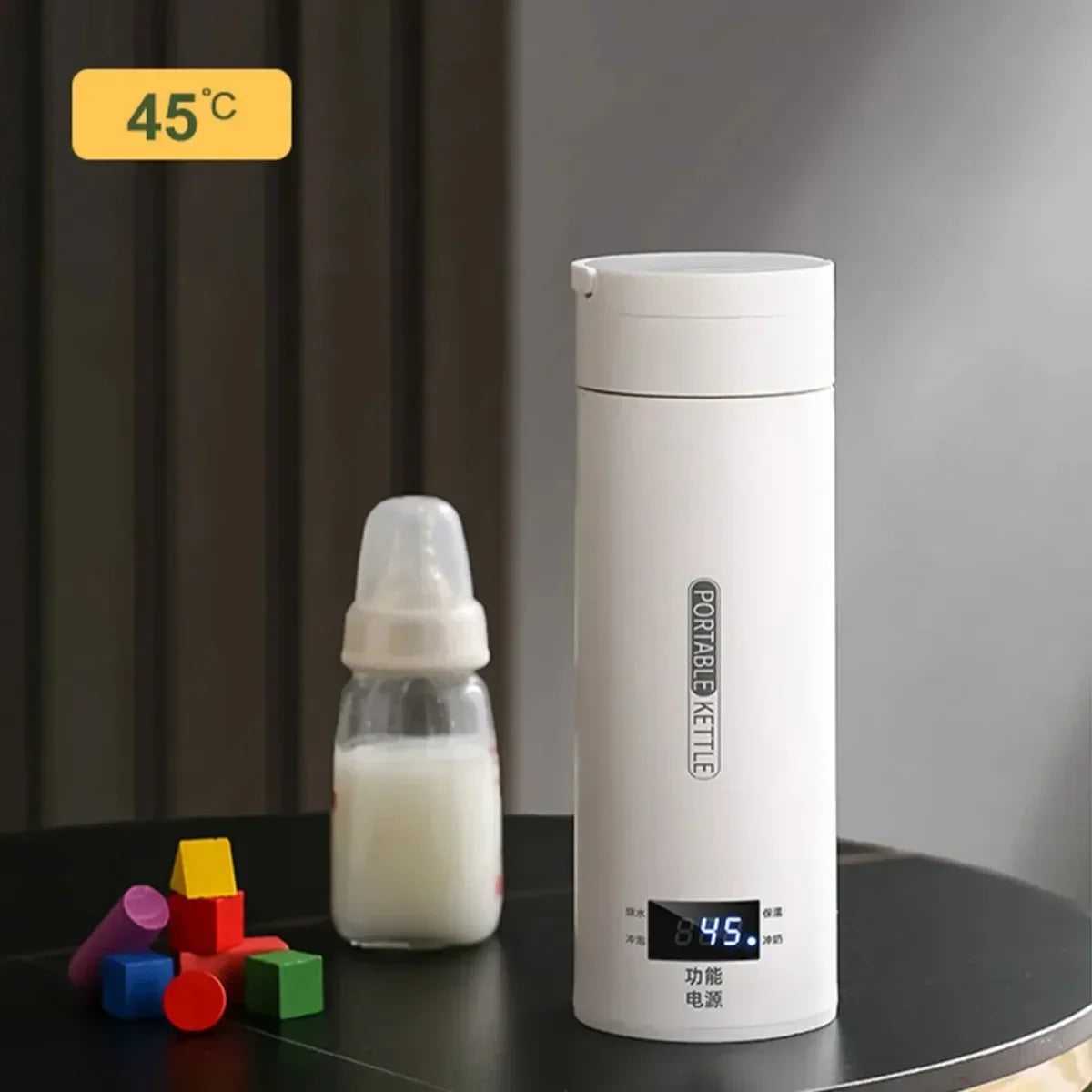 Portable Electric Kettles Tea Coffee Kettle Mini Travel Boil Water Stewable Keep Warm Appliances Thermo Anti-Scald Bottle