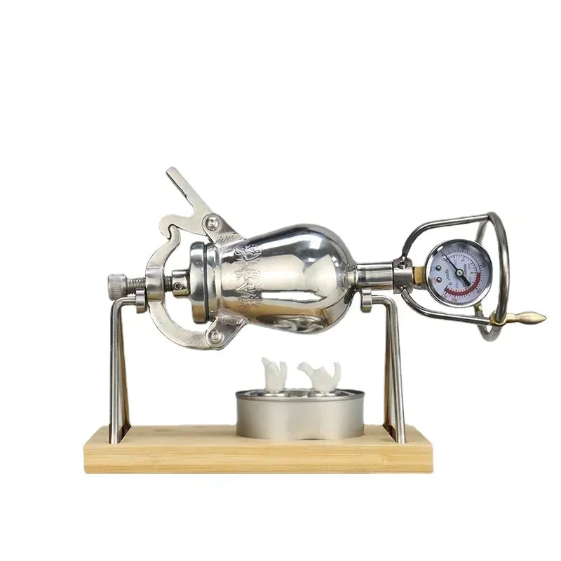 Hand-Cranked Mini Popcorn Making Machine Popcorn Puffing Machine Puffed Rice Corn Machine 300ml