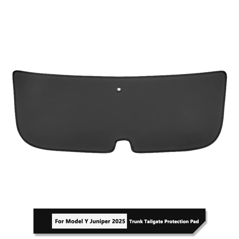 For Tesla Model Y Juniper / Model 3 Highland Trunk Tailgate Guard Pad Leather Trunk Protective Anti-dirty Pad Car Accessories