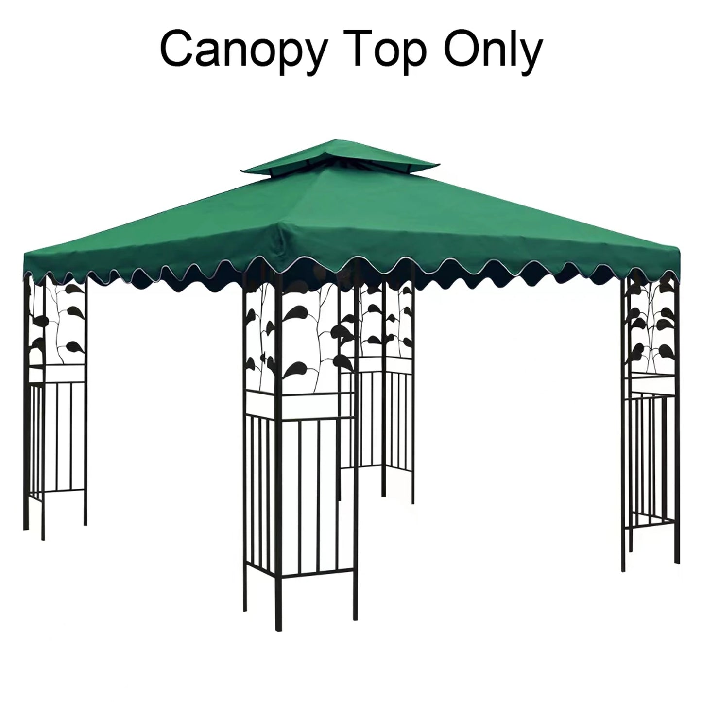 3*3m Gazebo Tent Top, Outdoor UV Protection Sunscreen Tent Top, Can Be Used For Garden Patio Wedding Outdoor Events