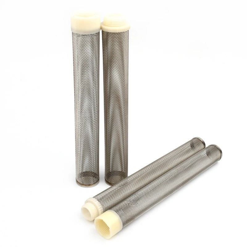 1/2"~2.5" 304 Stainless Steel Extended Filter Garden Irrigation Water Pump Hose Filter Aquarium Water Cleaning Mesh Metal Filter