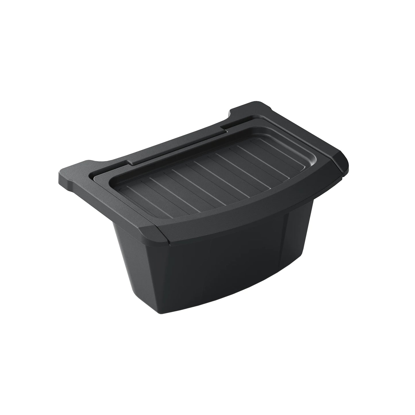 SMABEE for Tesla Model Y Launch 2025 Juniper Car Armrest Rear Storage Box Tray Accessories Tidying TPE Black