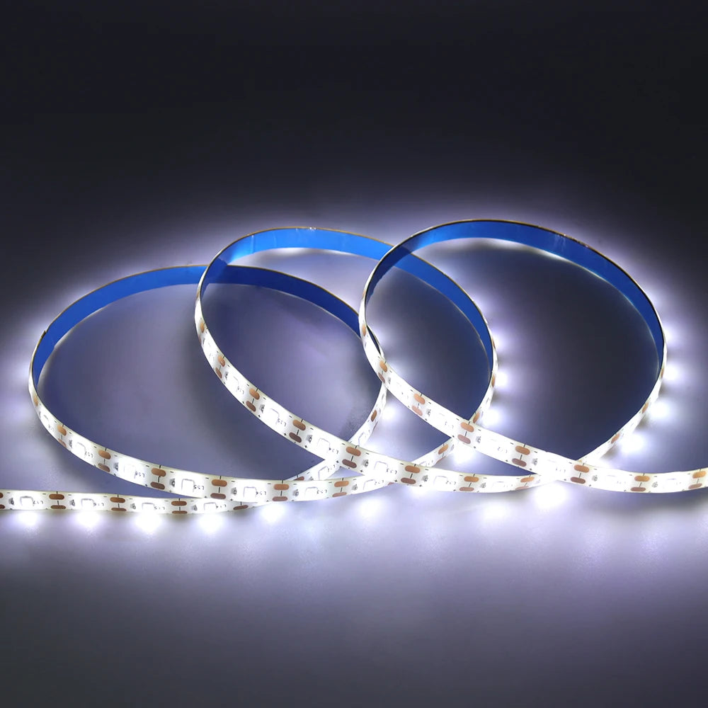 Solar LED Strip With Remote IP65 Waterproof 5V 2835 60Leds White/Warm White Flexible Ribbon Lamp Outdoor Courtyard Garden Light